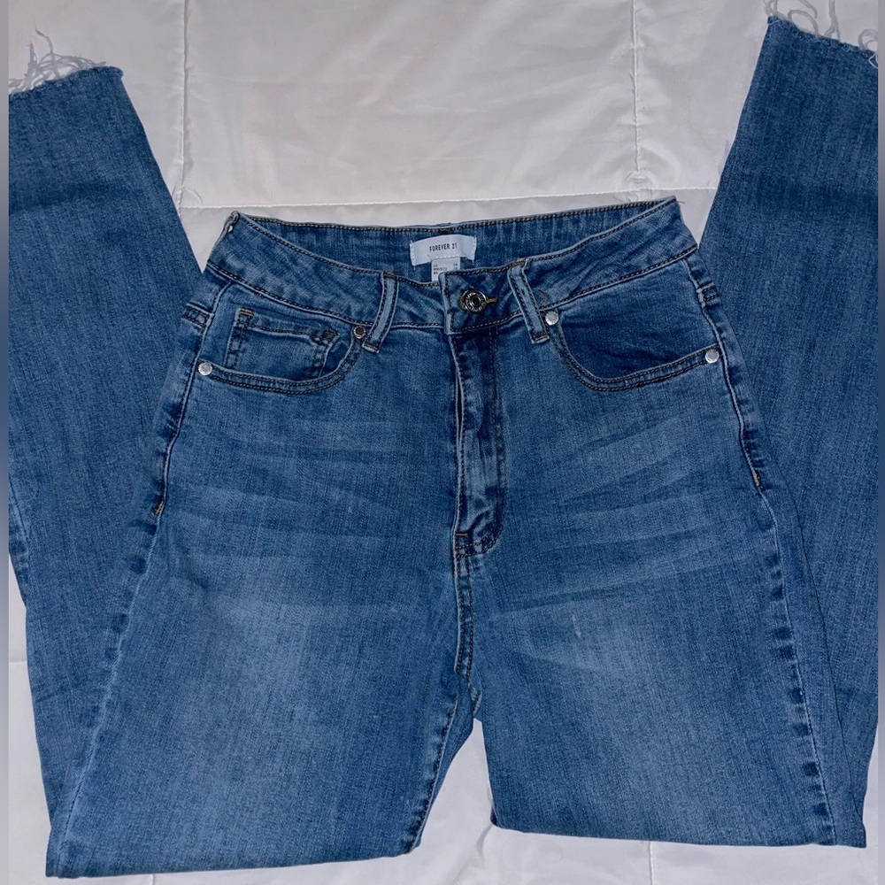 Straight leg jeans